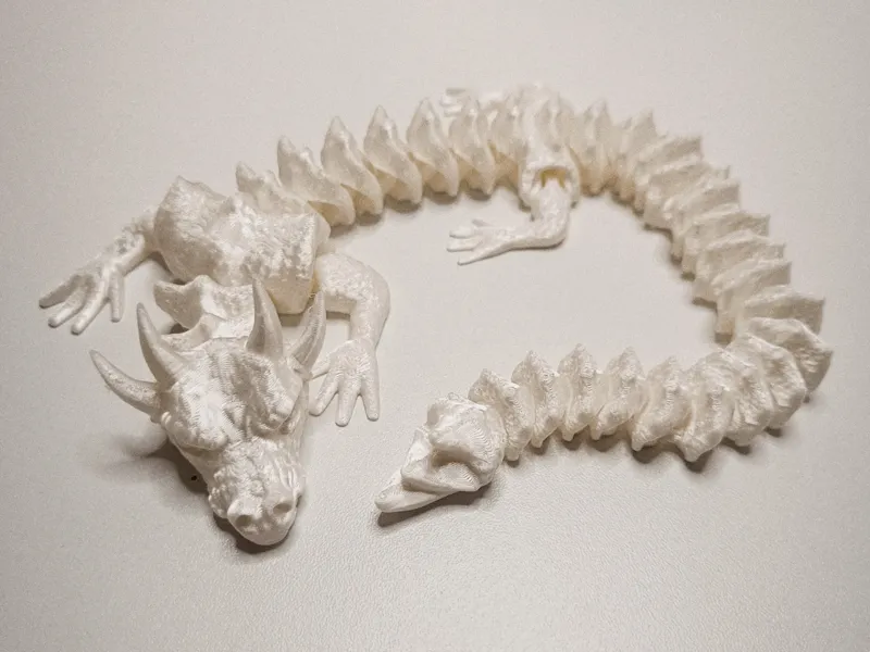 Articulated Armored Dragon (Print-in-Place)#6