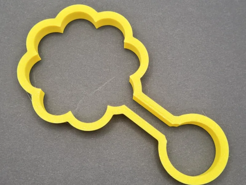 Rattle Cookie Cutter Baby Shower 