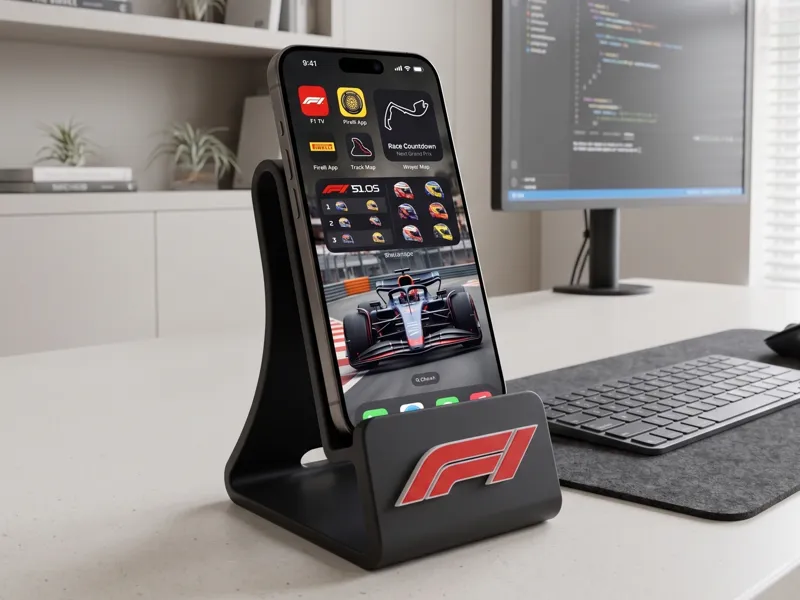 Stylish F1 Phone Stand / Formula 1 Phone Stand