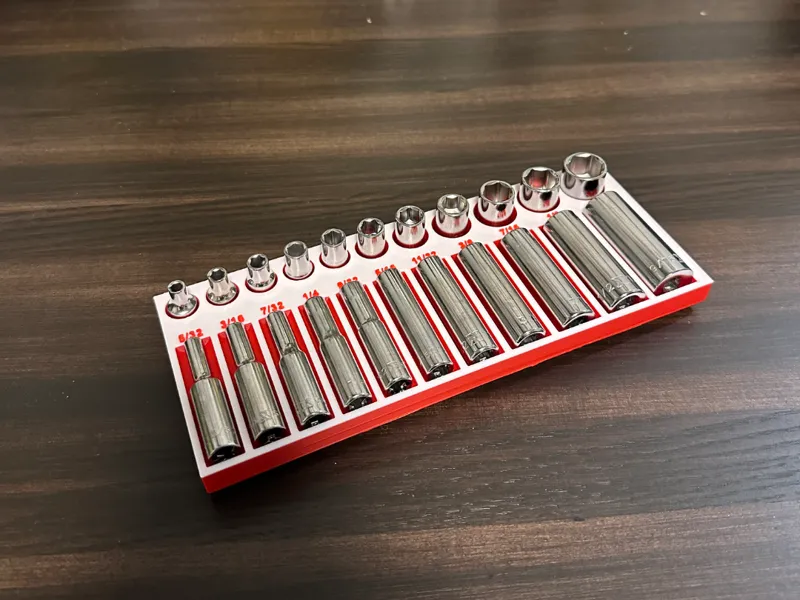 1/4 SAE Magnetic Socket Holder