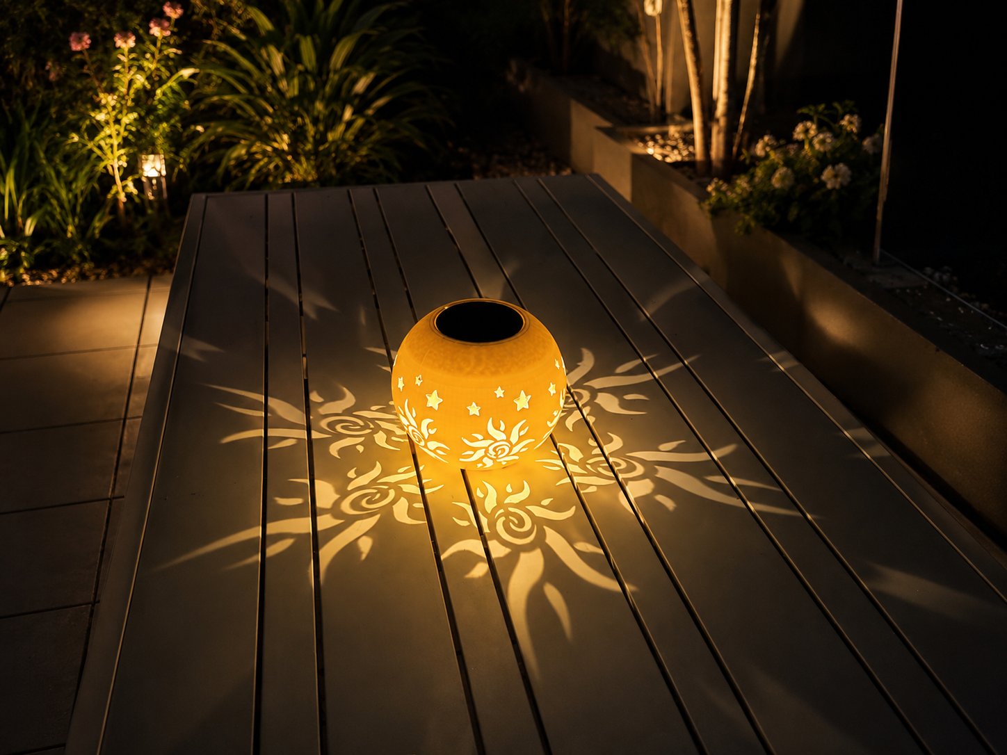 Solar Spiral Glow – Sonnenspiralen-Laterne - 1