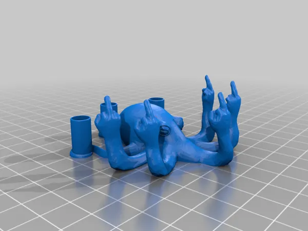 Porte-stylo "Fucktopus"