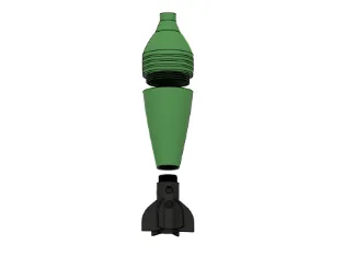 Decorative Mortar Shell Replica