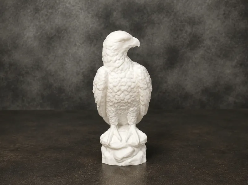 Minimalist Hawk Sculpture