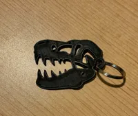 Porte-clés crâne de T-Rex — photo 2