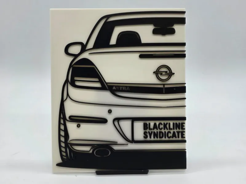 2D Wall Art Opel Astra TwinTop