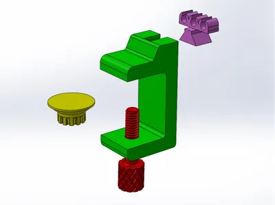 Cable management clamp for charging