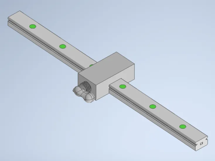 MGN15 Rail Lock Clamp, Linear Rail Axis Locker