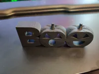 Panneau « Boo » citrouille d'Halloween — photo 2