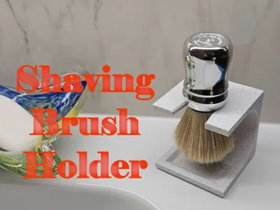 Shaving brush holder