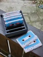 Support Gridfinity pour 6 cassettes audio (3x3) — photo 1