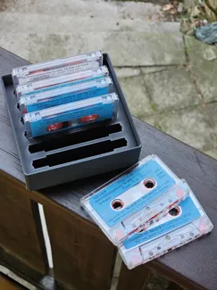 Gridfinity 6 Audio Cassette Tape Holder 3x3