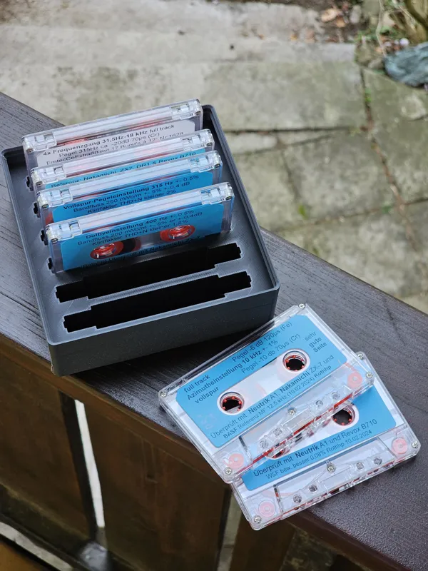 Gridfinity 6 Audio Cassette Tape Holder 3x3