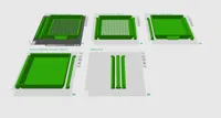 All variations - 0.2mm layer, 4 walls, 20% infill, Supports for Handle