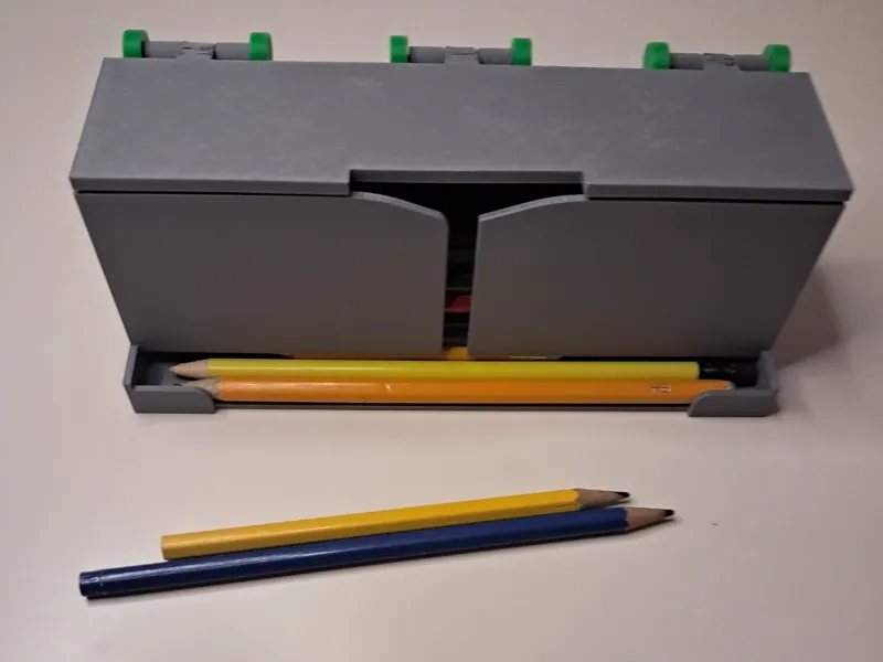 pencil dispenser with lid
