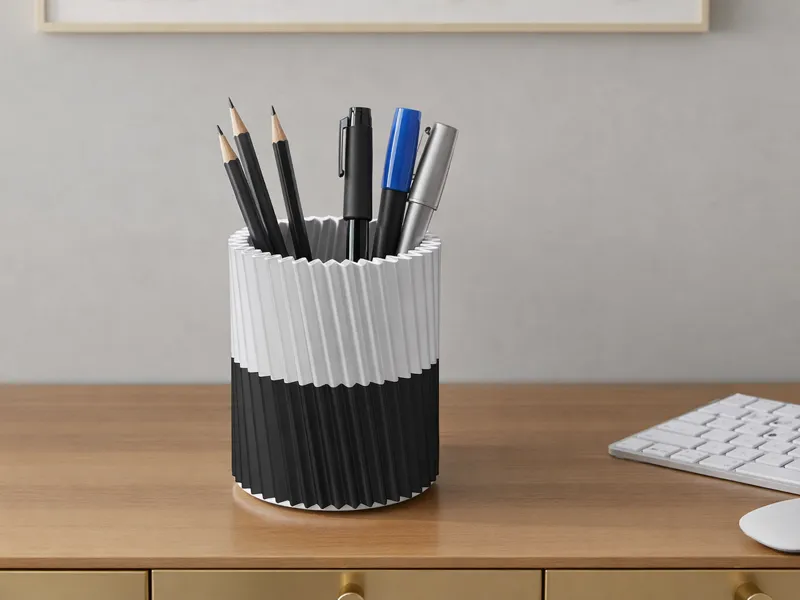 Pen Pencil Holder Modern Office Desk Organization