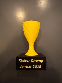 Trophée minimaliste torsadé — photo 2