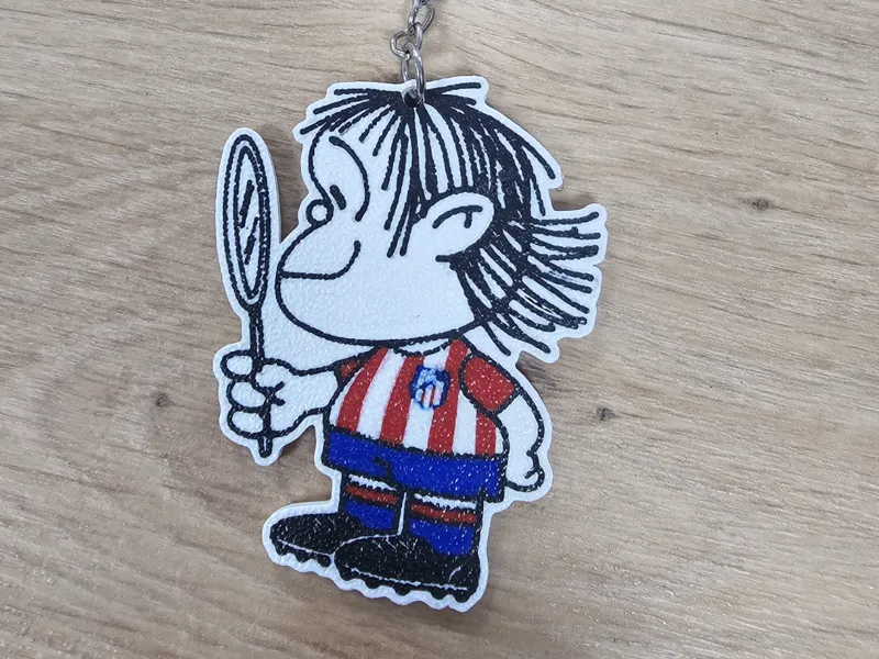 Llavero Guille (Mafalda) Club Atlético de Madrid