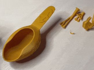 Anti-Spill Powder Scoop