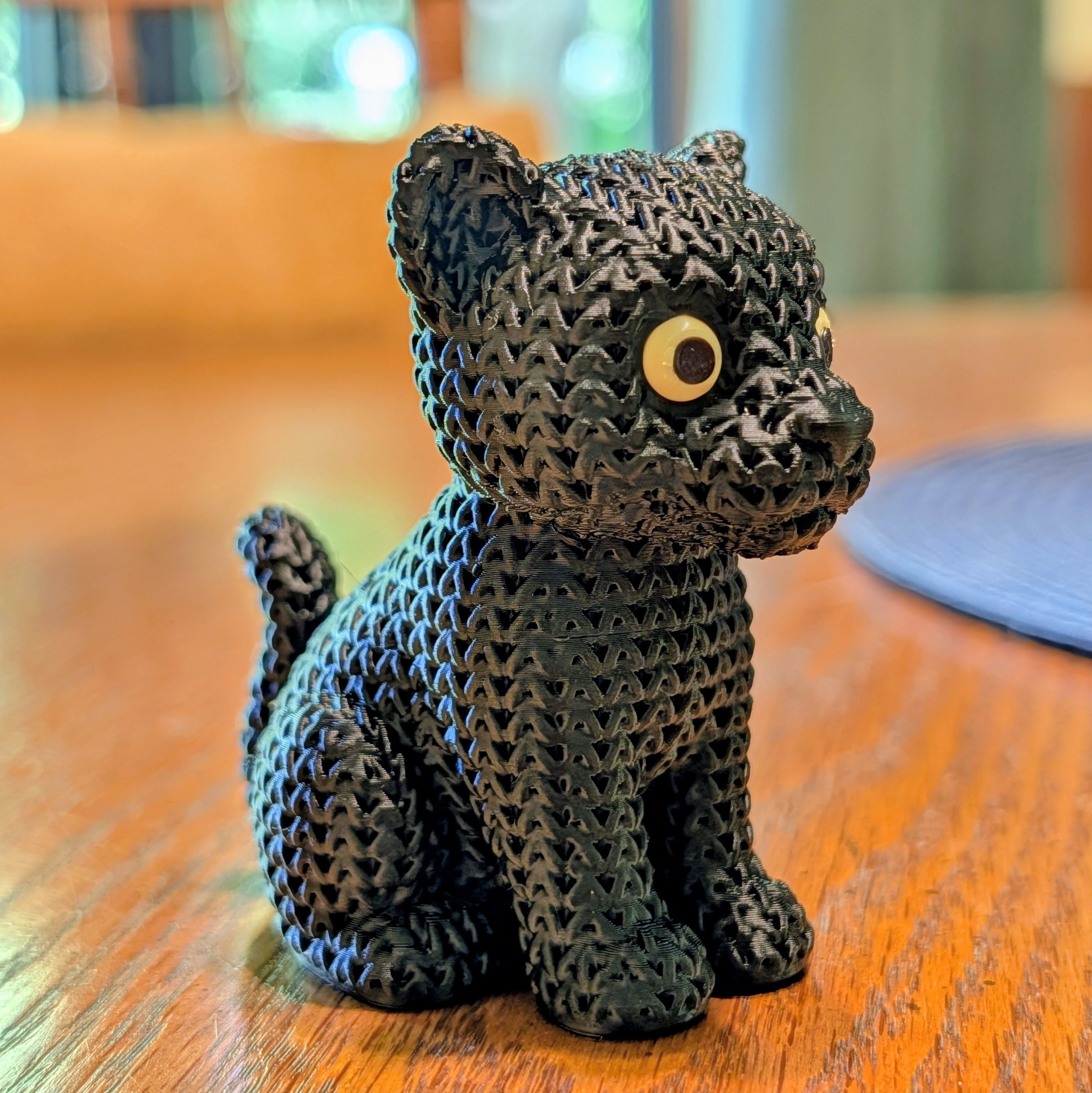 Miniatura 3 do modelo 3D Knitted Panther