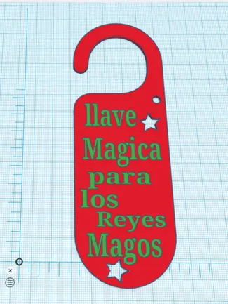 tareta de vienvenida para los reyes magos
