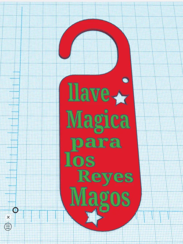 tareta de vienvenida para los reyes magos