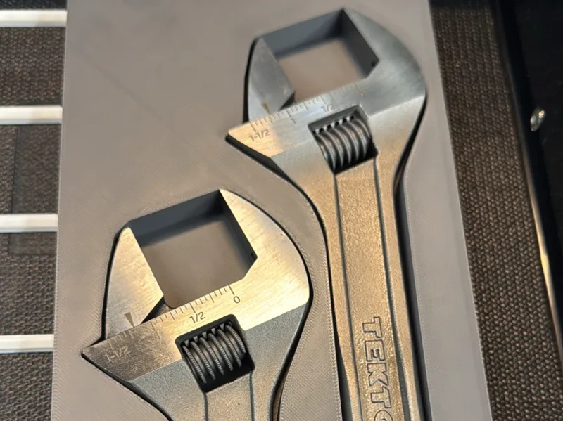 Tekton Adjustable Wrenches Gridfinity