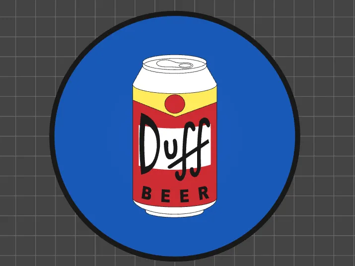 Duff Beer Coaster