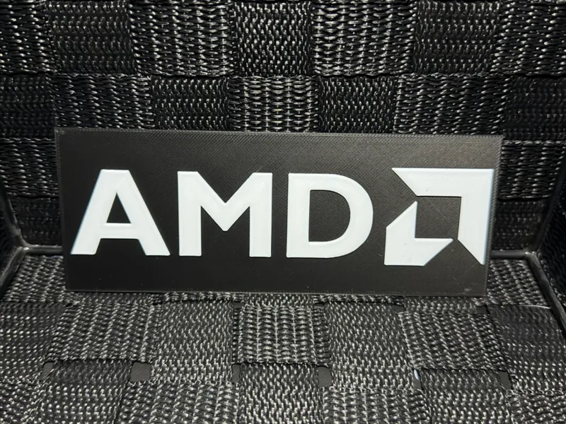 AMD Logo - Hueforge