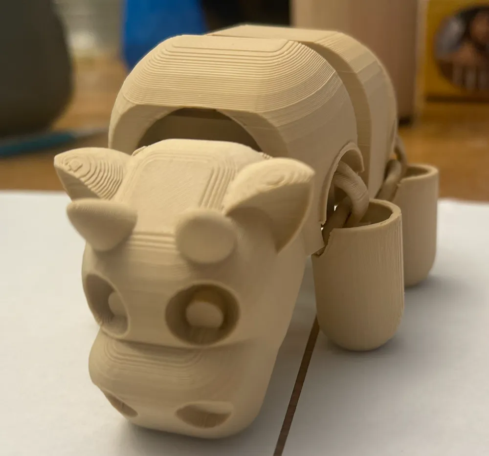 Articulated Baby Cow - Free 3D Print Model - MakerWorld