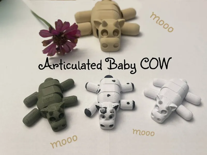 Articulated Baby Cow