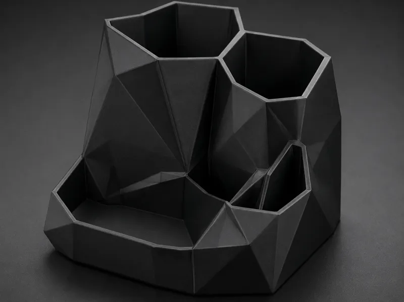 Low Poly Desk Organizer