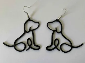 Dog Earrings