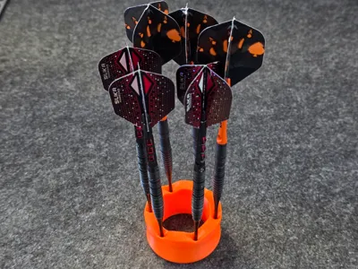 Round Stand for 6 Darts