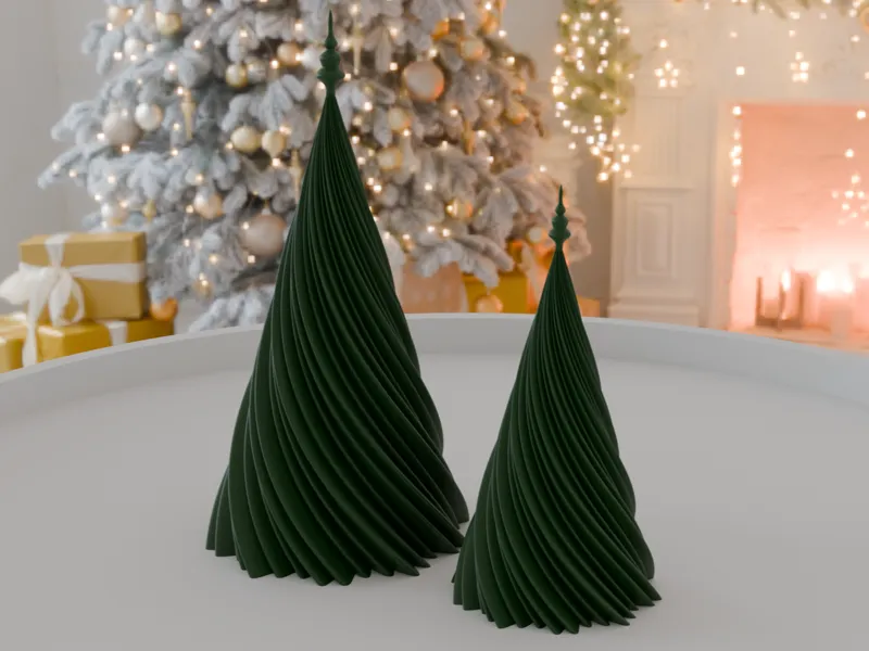 minimal modern christmas tree