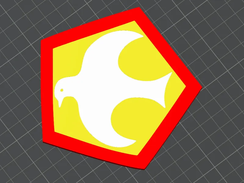 Peacemaker emblem -Flat Edition