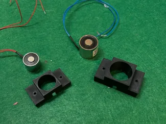 Wall mount for 12v round Electromagnet lock