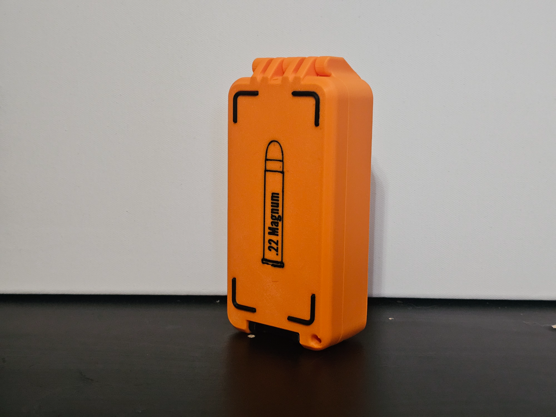 22 Magnum Ammo Box - 128 Round  - Stackable