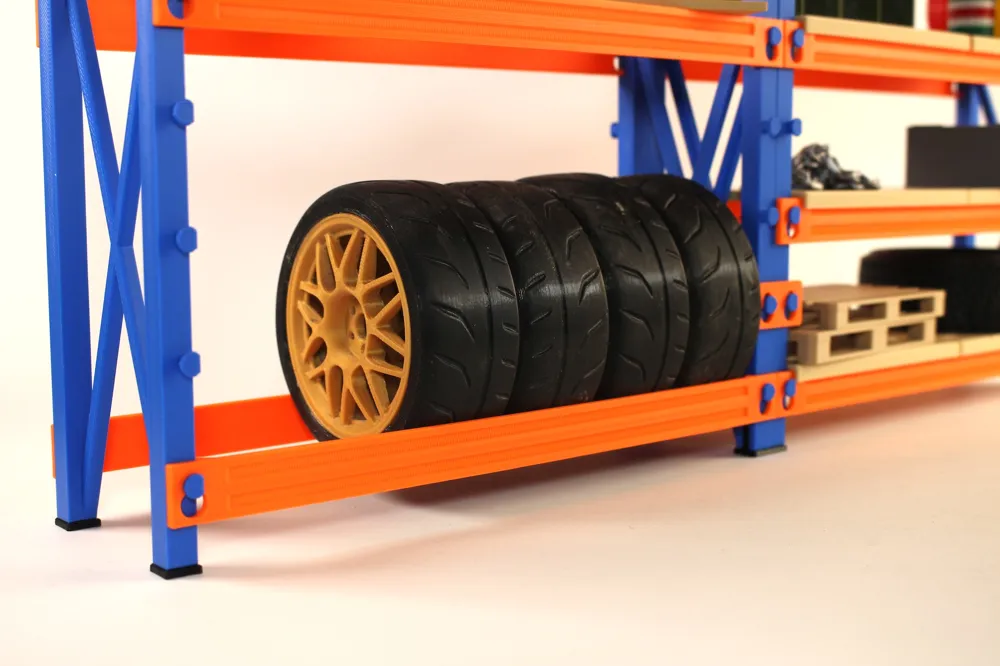 Pallet Rack - Modular Customizable Storage System - Free 3D Print Model ...