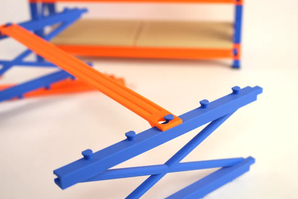 Pallet Rack - Modular Customizable Storage System - Free 3D Print Model ...