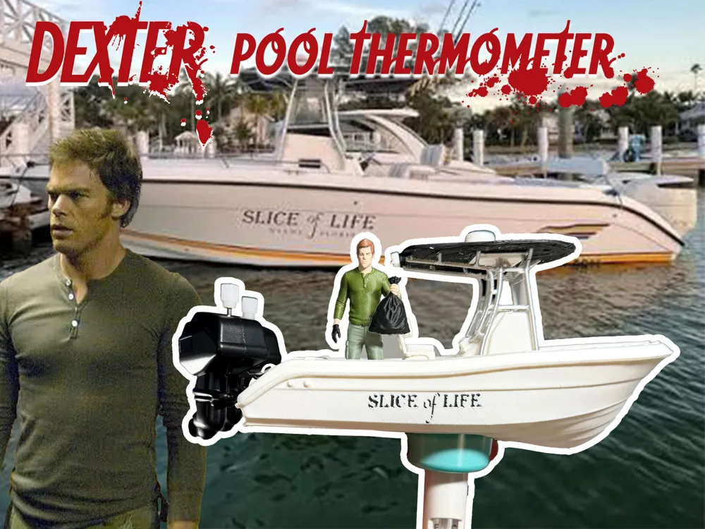 Soporte: Slice of Life – Pool Thermometer Boat. Referencia del modelo original.