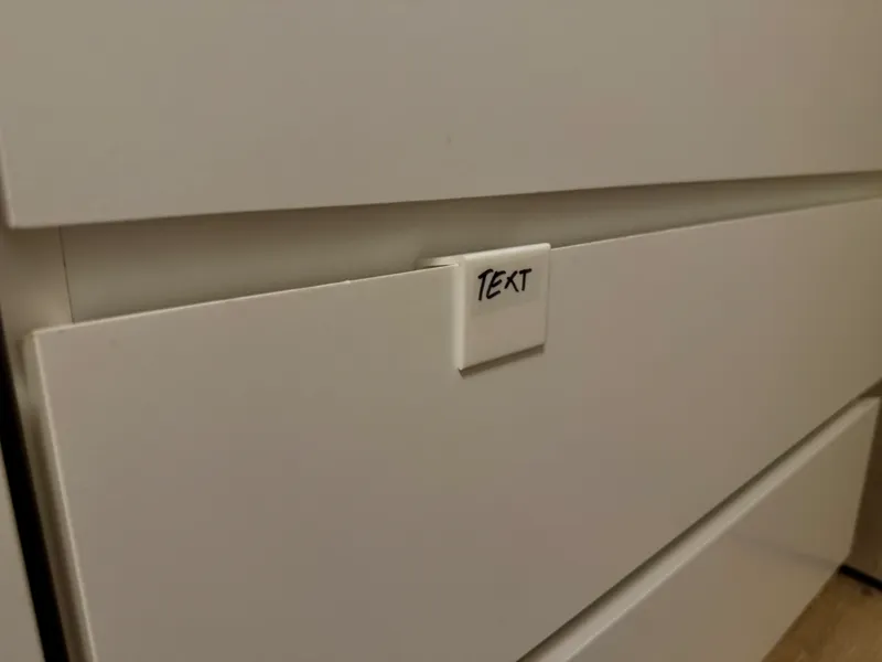 Ikea Malm label