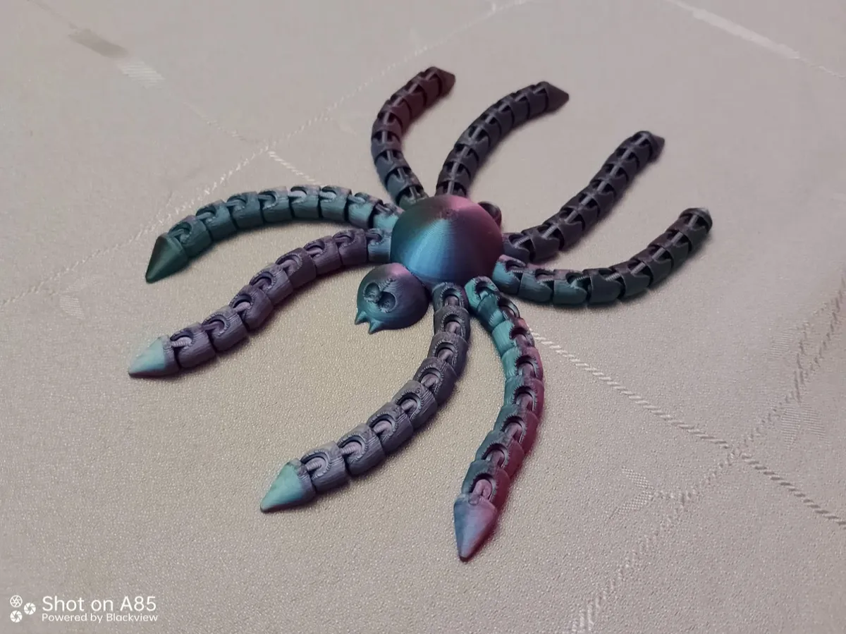 Porte-clés araignée articulée
