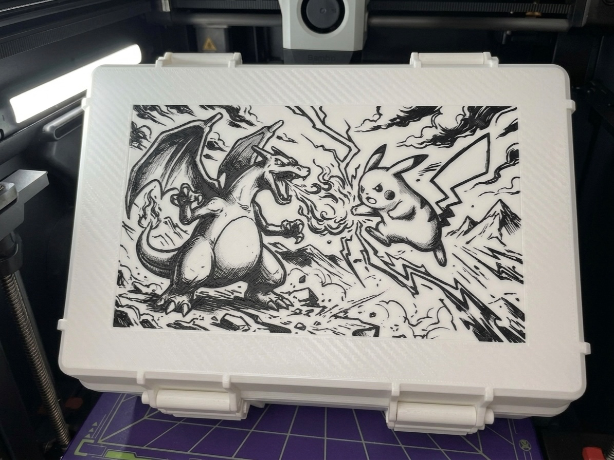 caja tcg premium - pikachu vs charizard