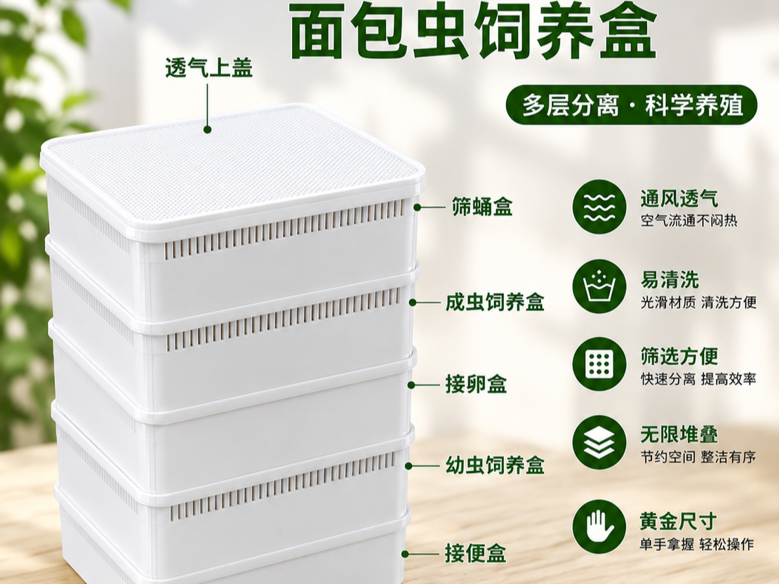 全周期面包虫饲养盒
