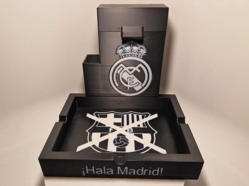 Verschließbarer Aschenbecher (Real Madrid Version)