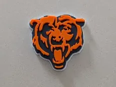 Bears C and Logo Fridge Magnets