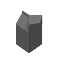 Vase en forme de brique de lait — photo 7