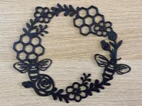 Décoration murale sur le thème des abeilles — photo 2