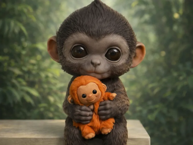 Punch Monkey shelf sitter
